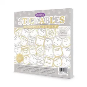 Handmade By Labels Stickables Pad, 600 pieces